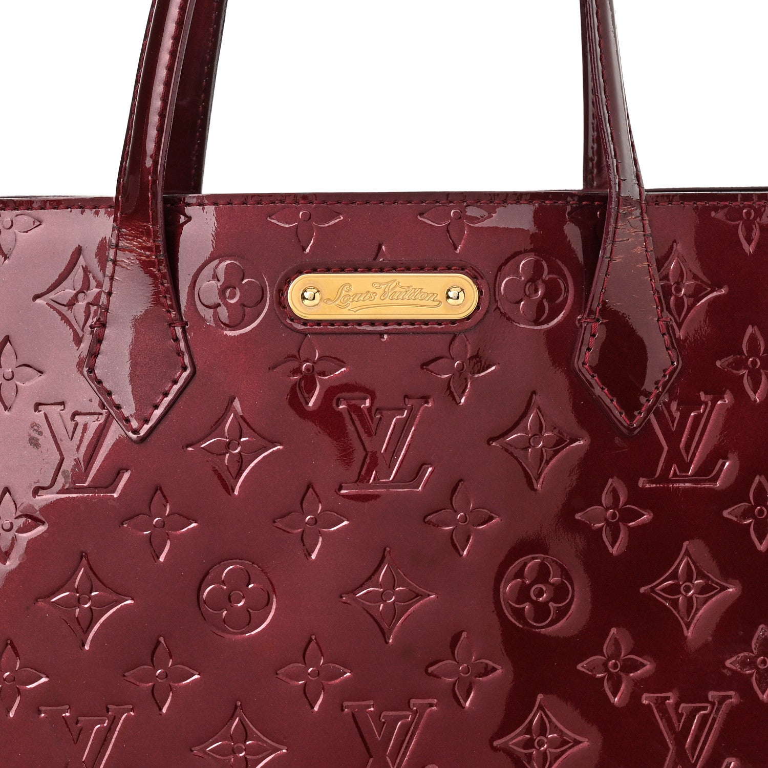 Louis Vuitton Vernis Wilshire MM Rouge Fauviste 6 of 11