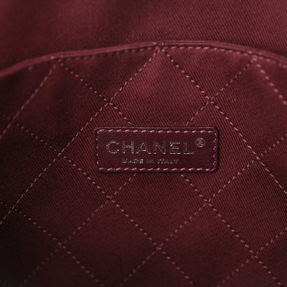 Chanel Canvas Calfskin Let's Demonstrate Small Tote White Black 6 of 9