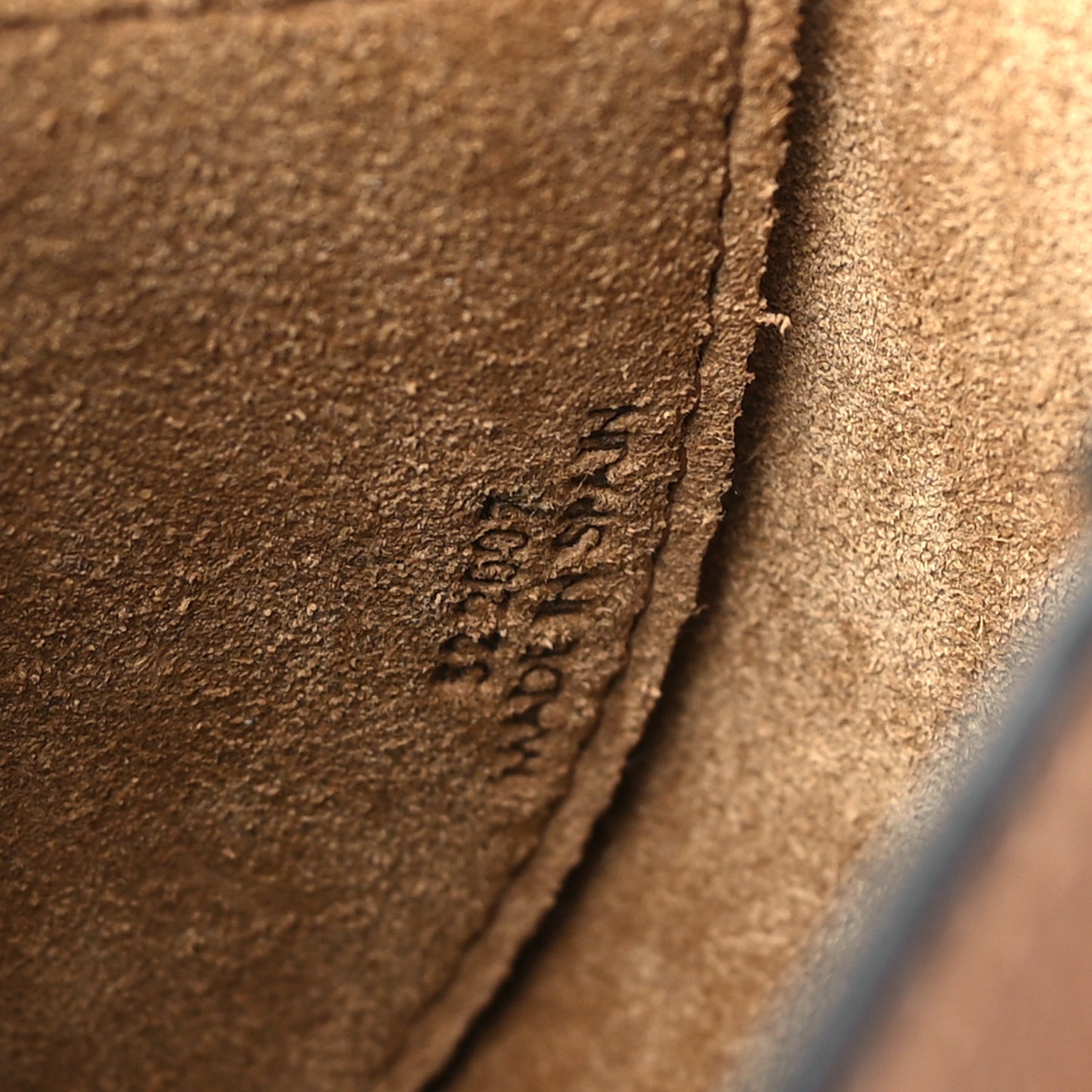Grained Calfskin Mini Gate Crossbody Bag Caramel Pecan