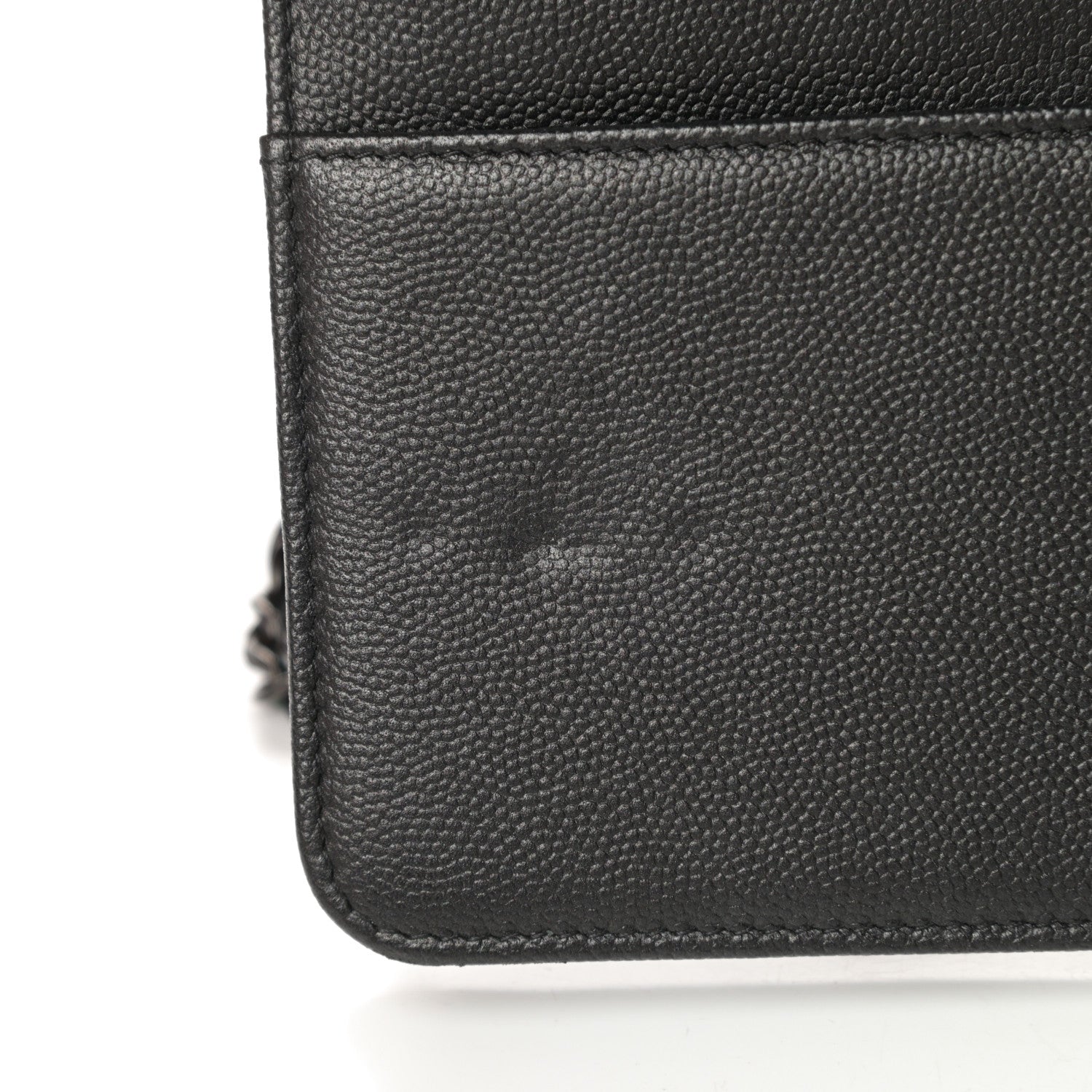 Chanel Caviar Quilted Boy Wallet On Chain WOC So Black 12 of 14