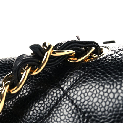 Chanel Caviar Quilted Maxi Double Flap Black 11 of 11
