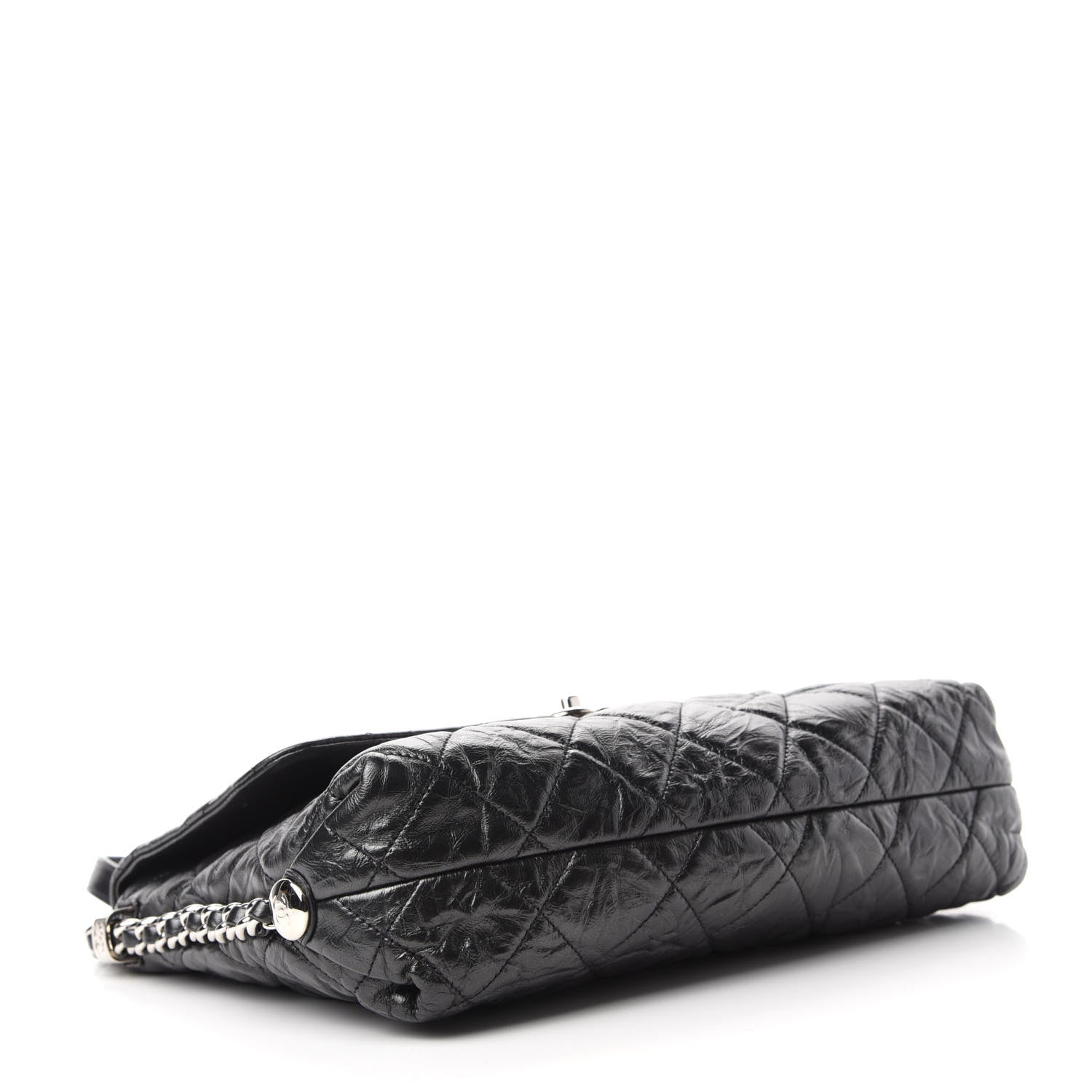 Chanel Crackled Aged Calfskin Big Bang Flap Black 4 of 10