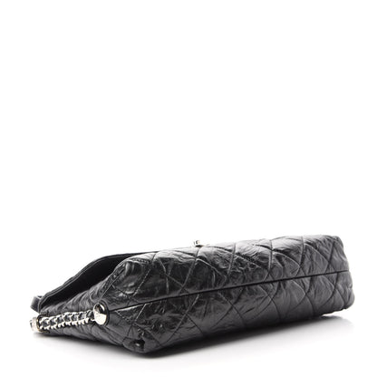 Chanel Crackled Aged Calfskin Big Bang Flap Black 4 of 10
