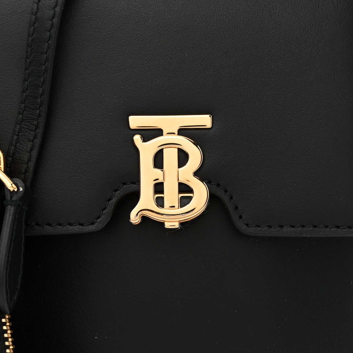 Smooth Calfskin TB Robin Multi Pouch Black