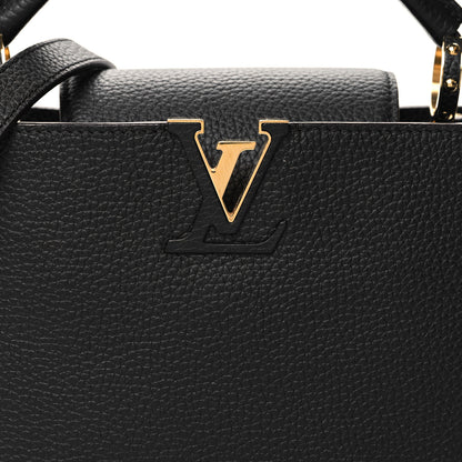 Louis Vuitton Taurillon Capucines BB Black 7 of 9