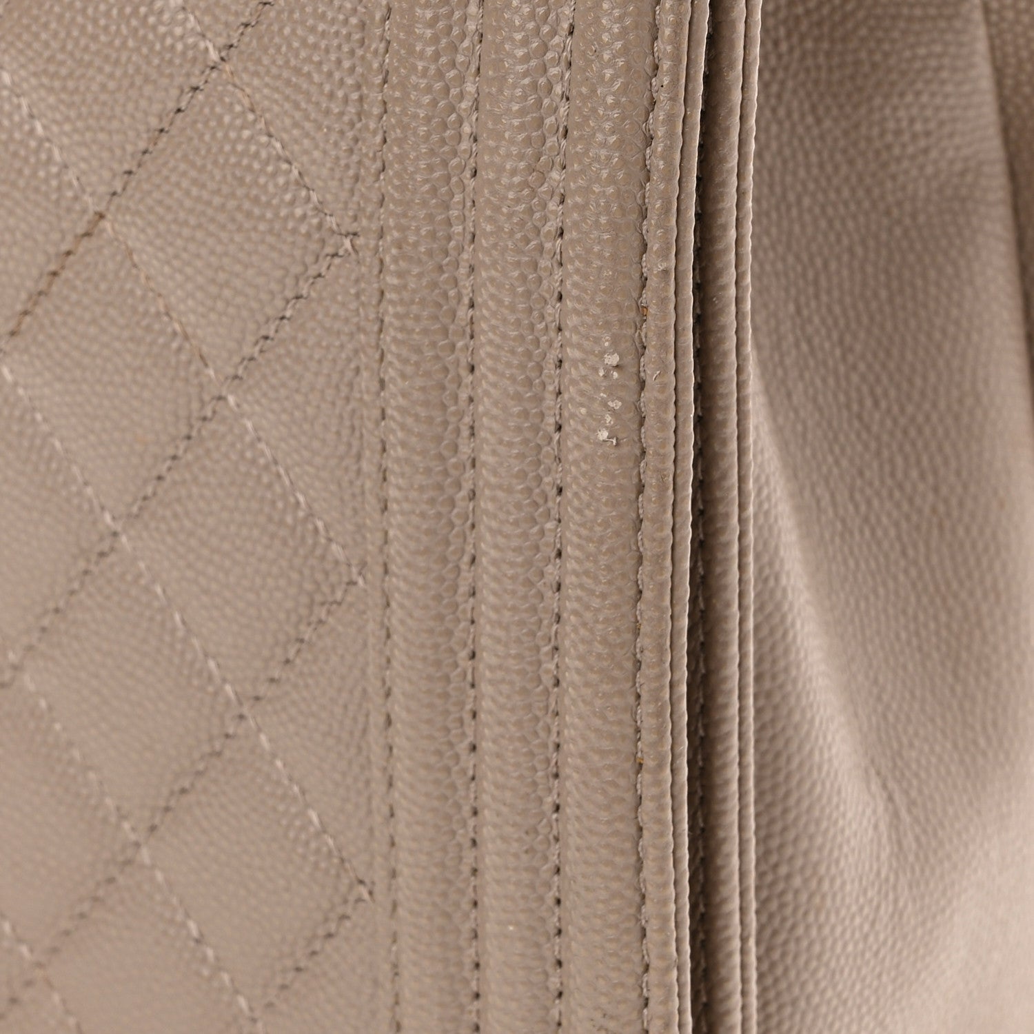 Chanel Caviar Quilted New Medium Boy Flap Dark Beige 12 of 12