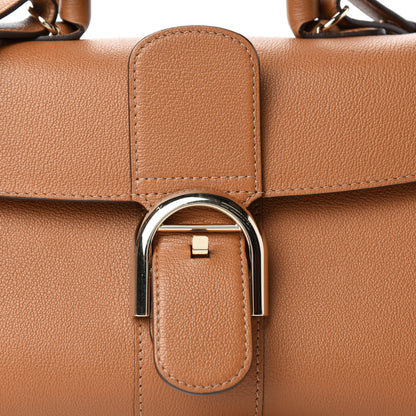 Delvaux Calfskin Mini Brillant East West Satchel Natural 12 of 12