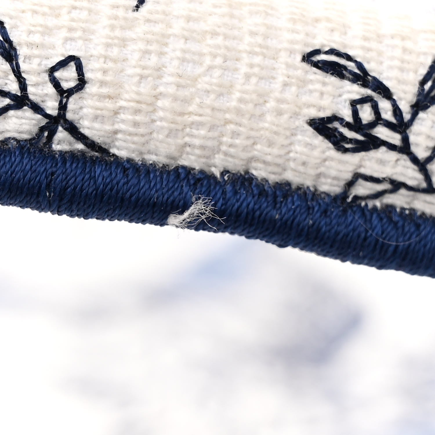 Christian Dior Canvas Embroidered Medium Toile De Jouy Soleil Book Tote Blue 11 of 11