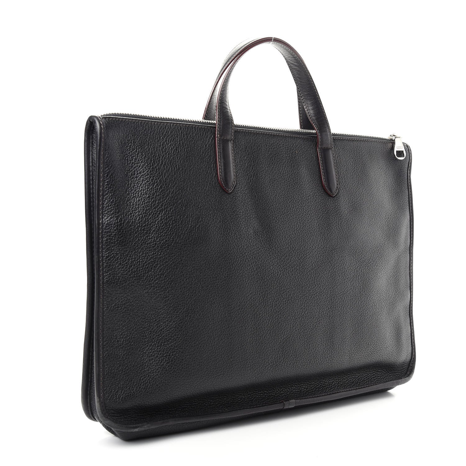 Loewe Grained Calfskin Briefcase Black 3 of 9
