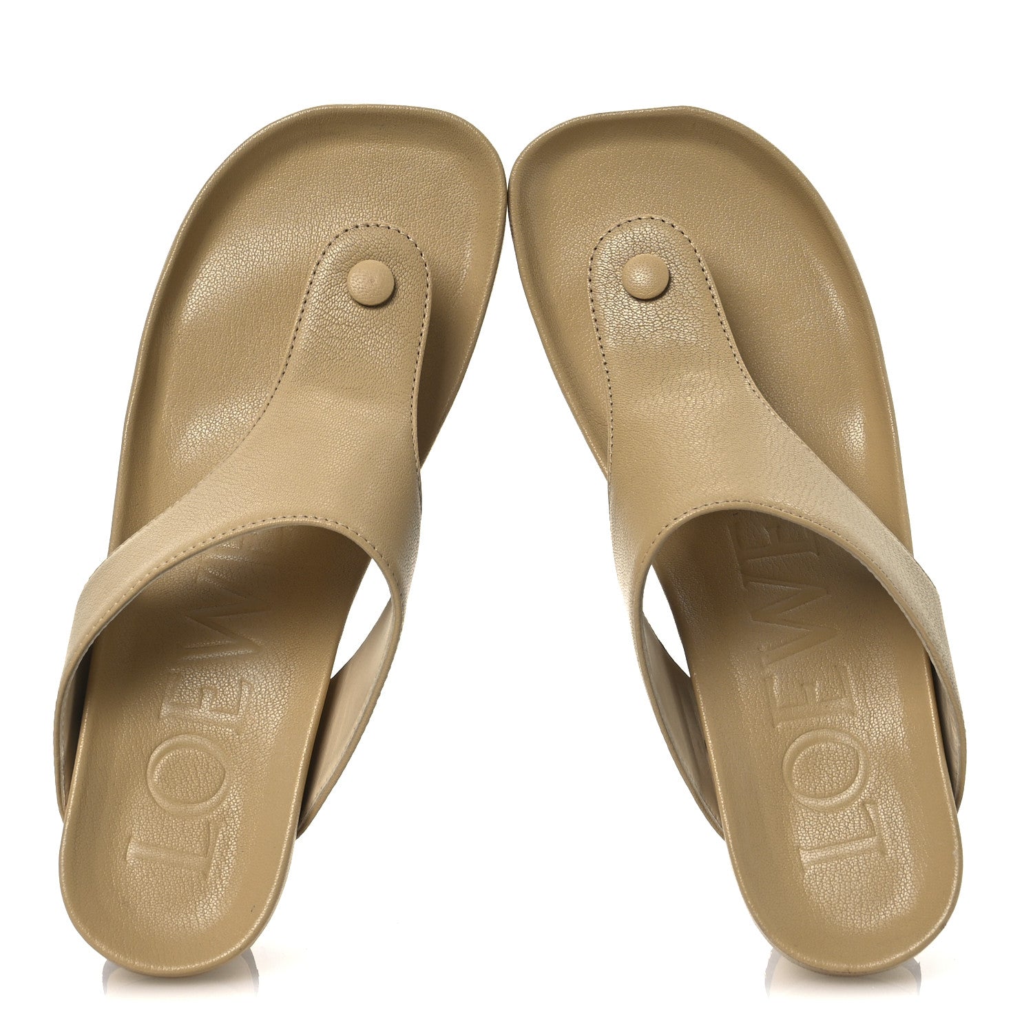 Loewe Goatskin Ease 35mm Thong Sandals 41 Medium Concealer 2 of 15