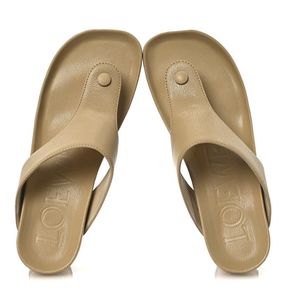 Loewe Goatskin Ease 35mm Thong Sandals 41 Medium Concealer 2 of 15