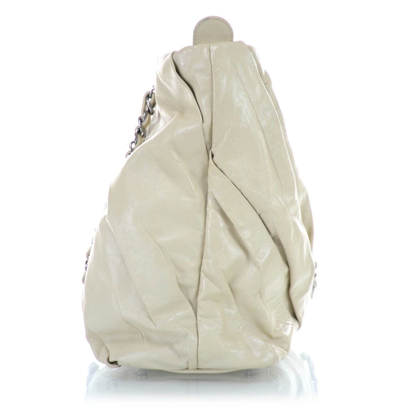 Leather Twisted Medium Tote