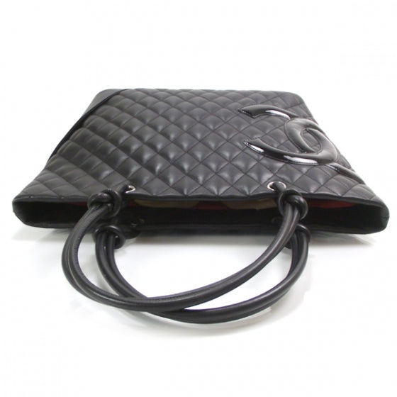 Chanel Calfskin Quilted Large Cambon Tote Black 5 of 11
