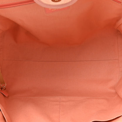 Chanel Mixed Fibers Calfskin Striped Medium Deauville Tote Light Pink 5 of 13