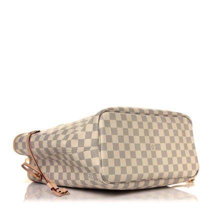 Louis Vuitton Damier Azur Neo Neverfull MM Rose Ballerine 3 of 5