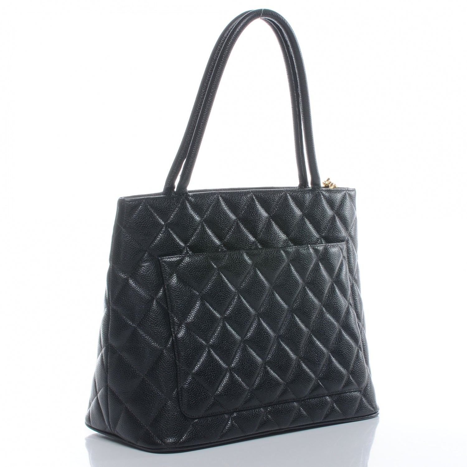 Chanel Caviar Medallion Tote Black 3 of 7