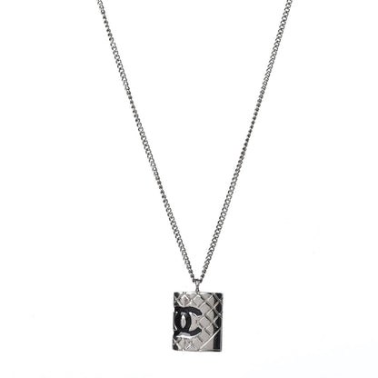 Chanel Cambon Pendant Necklace Silver 1 of 5