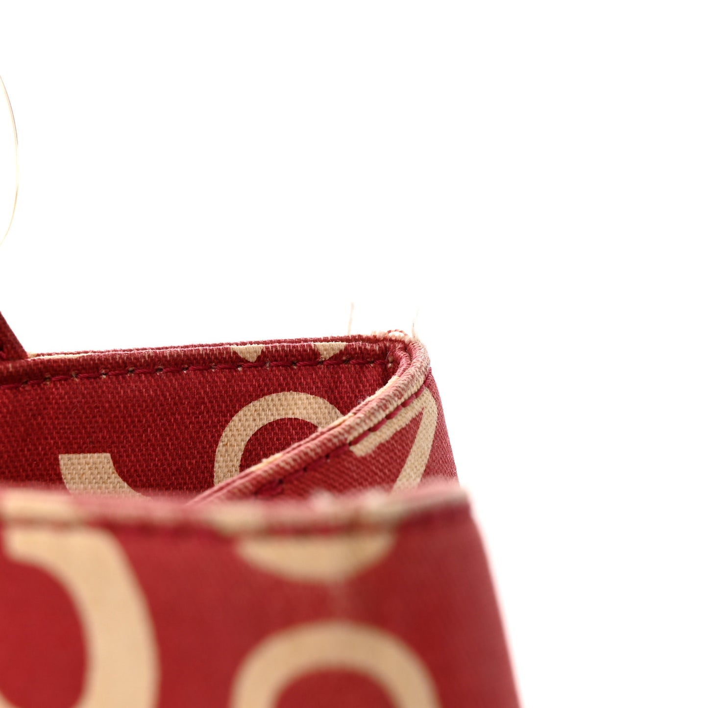 Canvas 31 Rue Cambon Beach Tote Red
