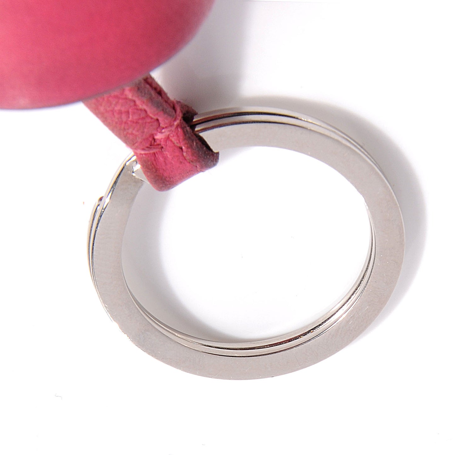 Lambskin Carmen Tassel Key Holder Fuchsia