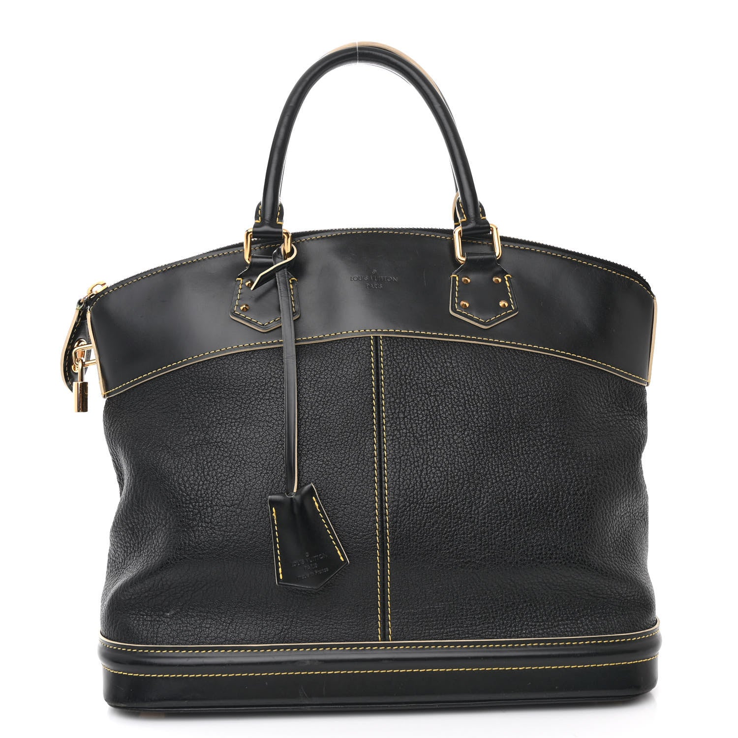 Louis Vuitton Suhali Lockit MM Black 1 of 12