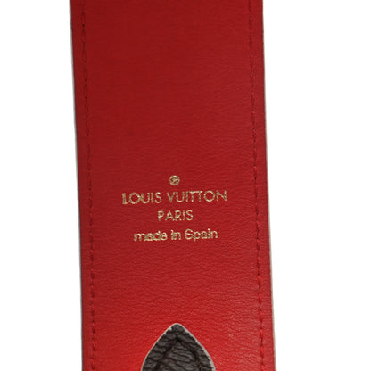 Louis Vuitton Monogram Bandouliere Shoulder Strap Red 3 of 4