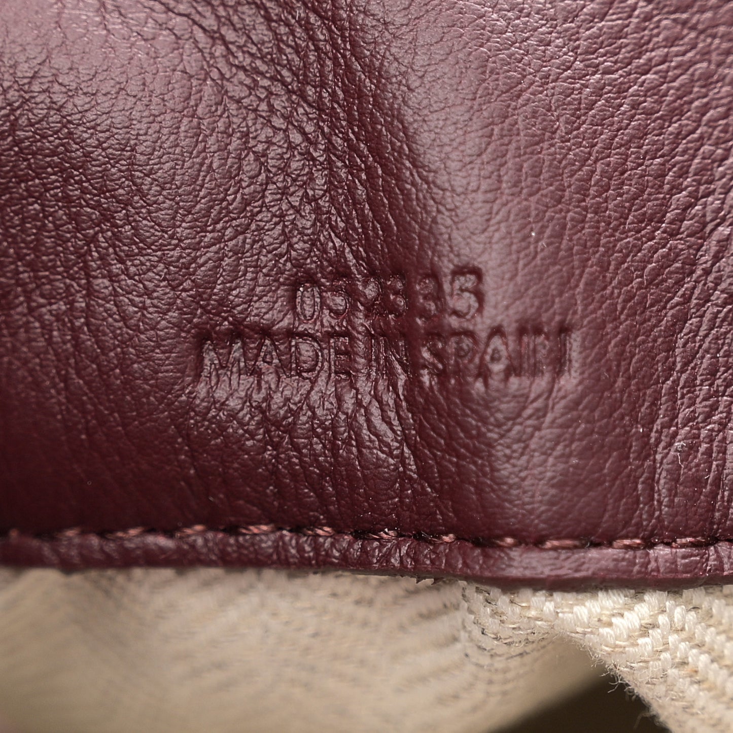 Calfskin Large Flamenco Knot Bag Dark Burgundy
