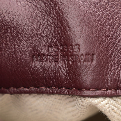 Loewe Calfskin Large Flamenco Knot Bag Dark Burgundy 7 of 10