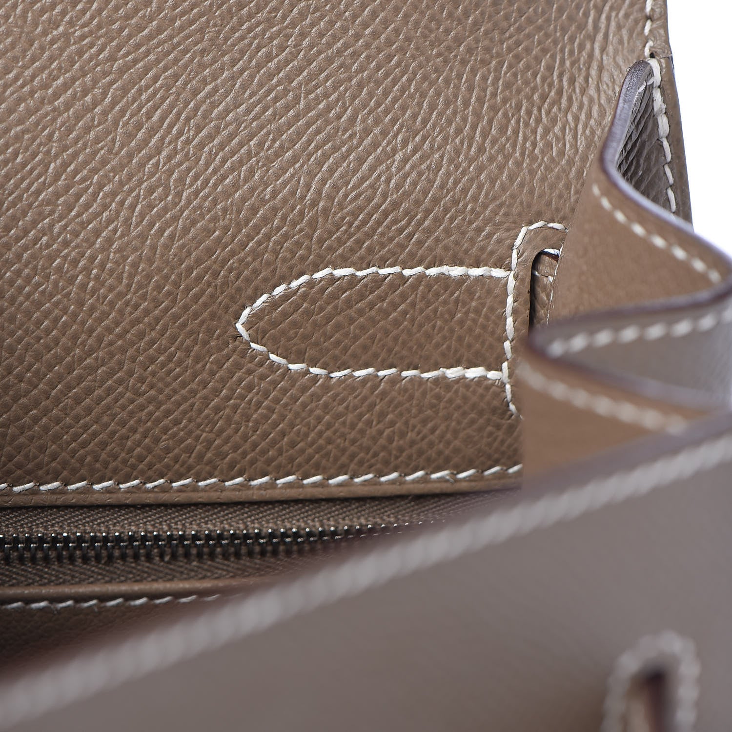 Hermes Epsom Kelly Sellier 32 Etoupe 13 of 35