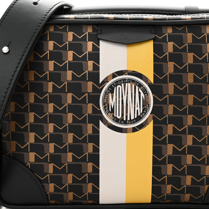 Moynat Toile 1920 Camera Bag Carbon Bronze Yellow 6 of 10