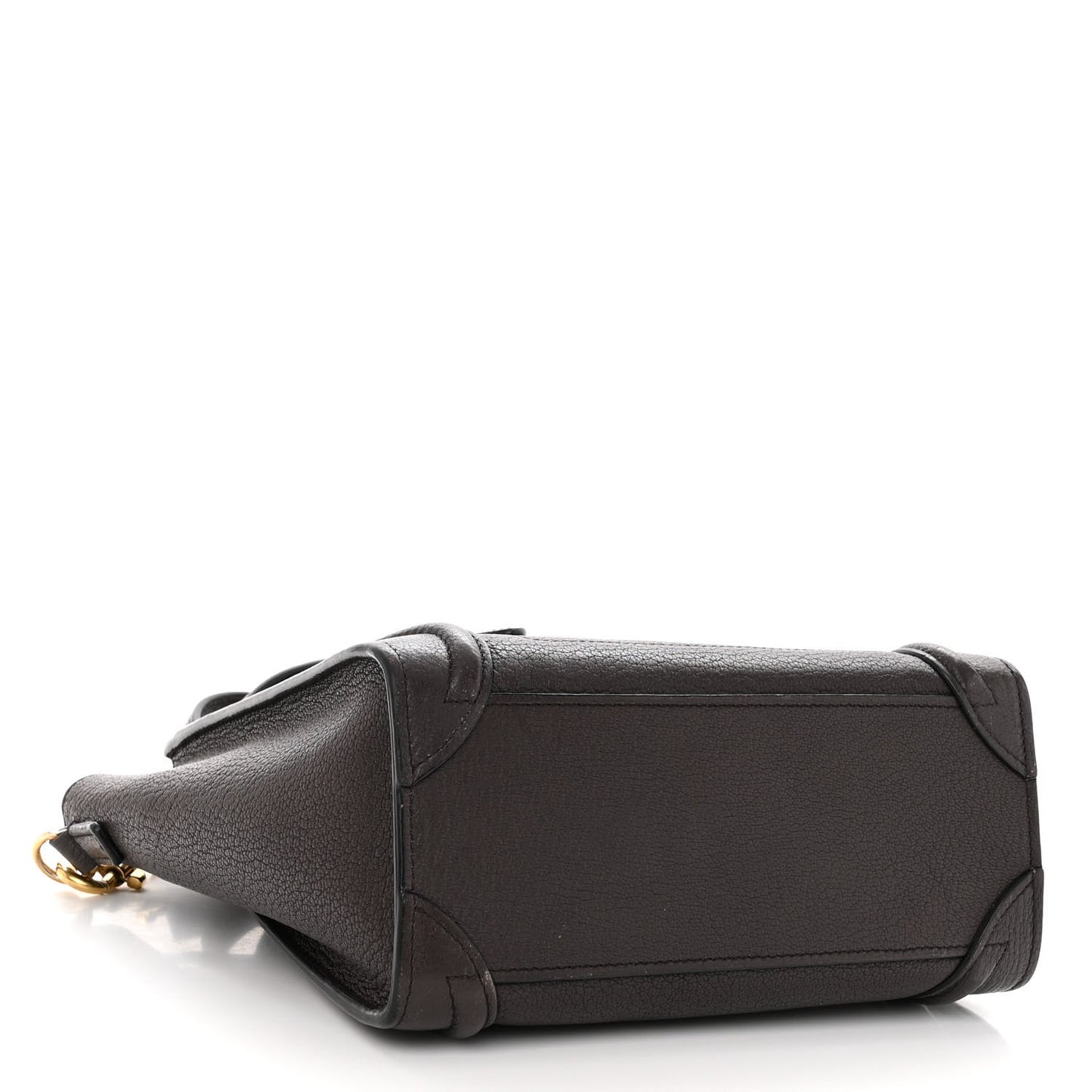 Goatskin Nano Luggage Dark Taupe