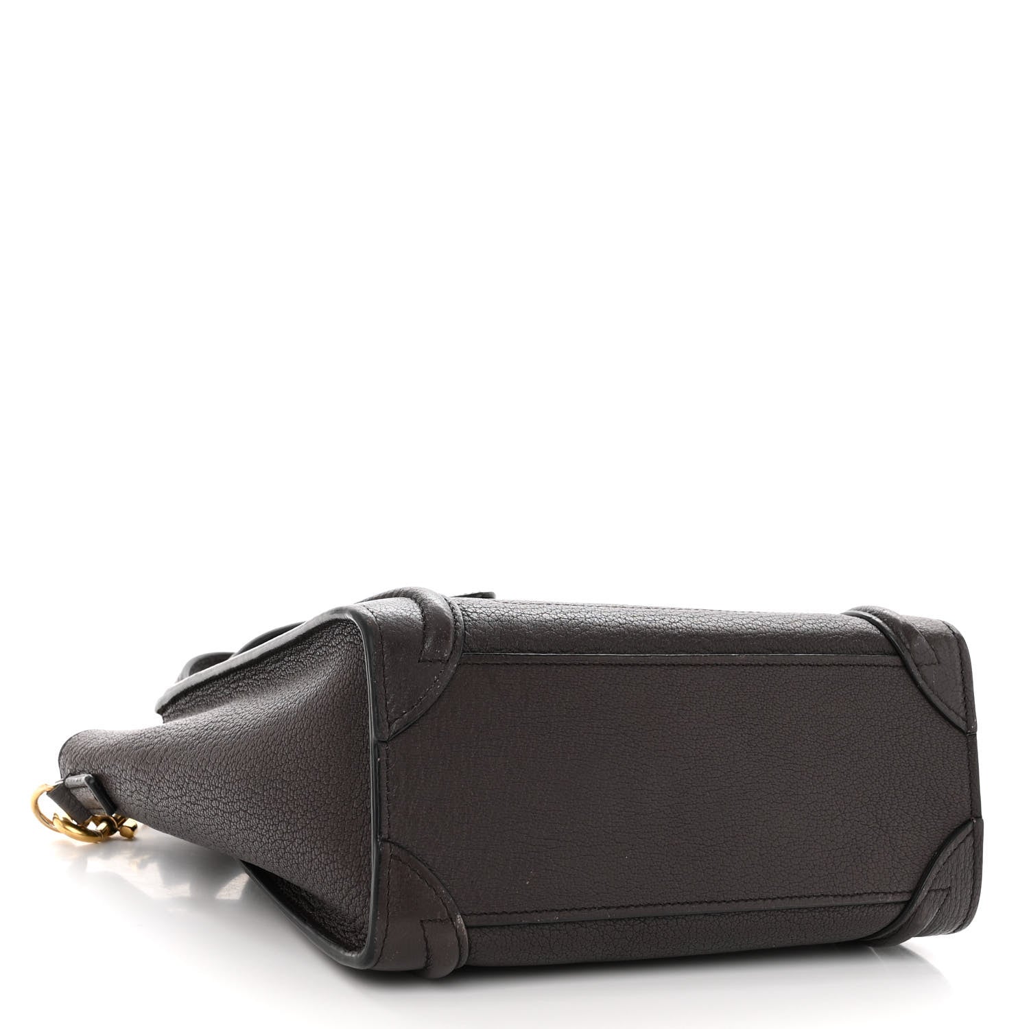 Celine Goatskin Nano Luggage Dark Taupe 4 of 10