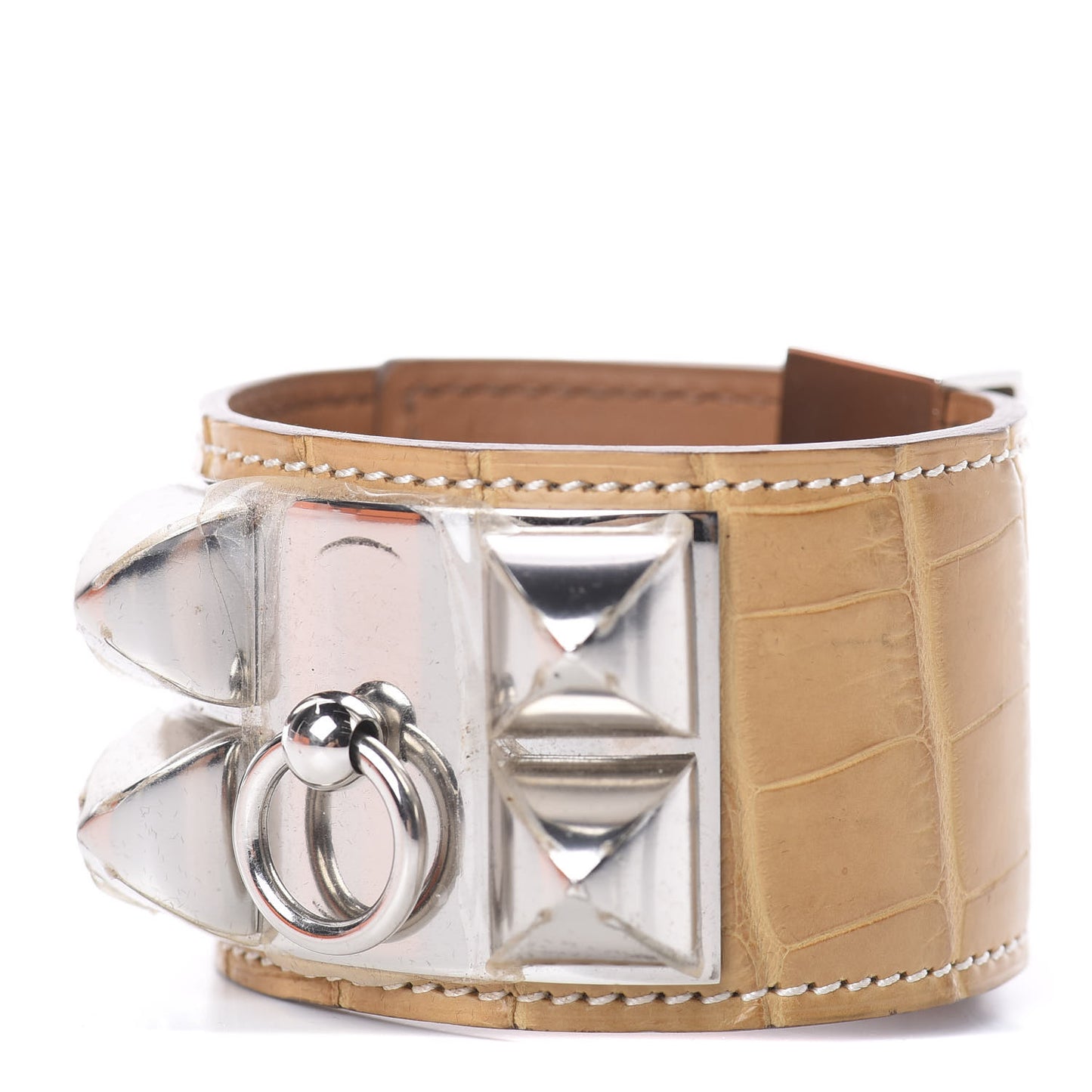 Matte Alligator Collier De Chien CDC Bracelet S Maize