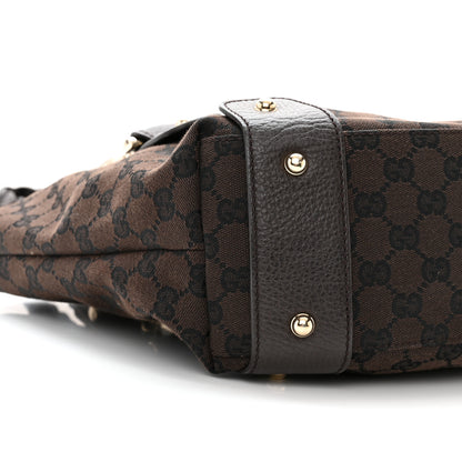 Gucci Monogram Small Pelham Shoulder Bag Black Brown 10 of 11