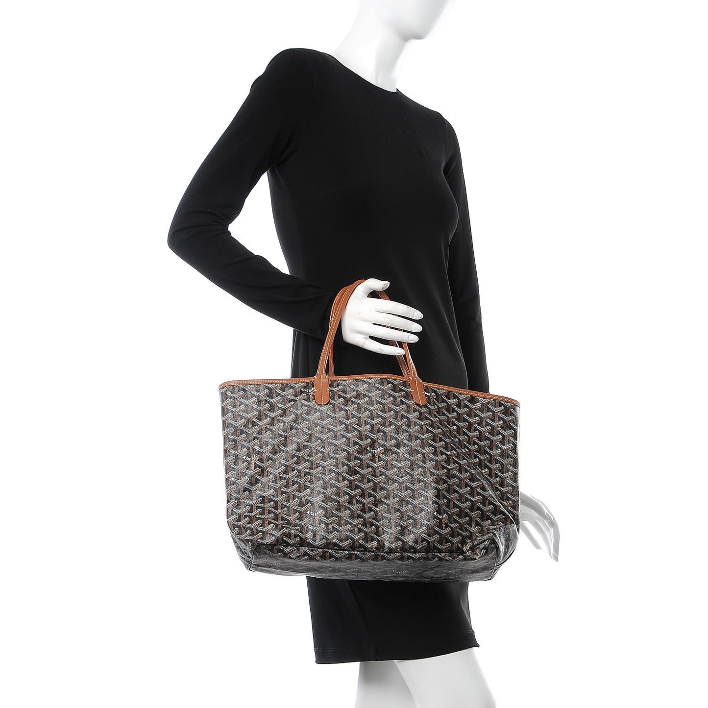 Goyardine Saint Louis PM Black Gold
