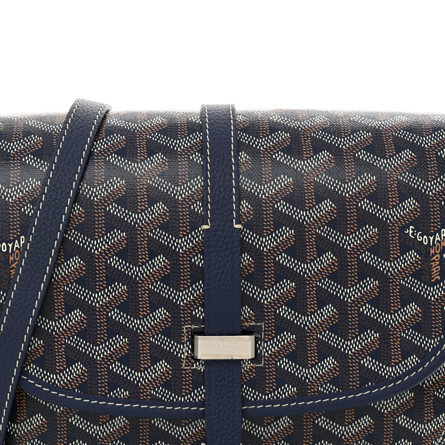Goyard Goyardine Belvedere II PM Messenger Bag Navy 7 of 9