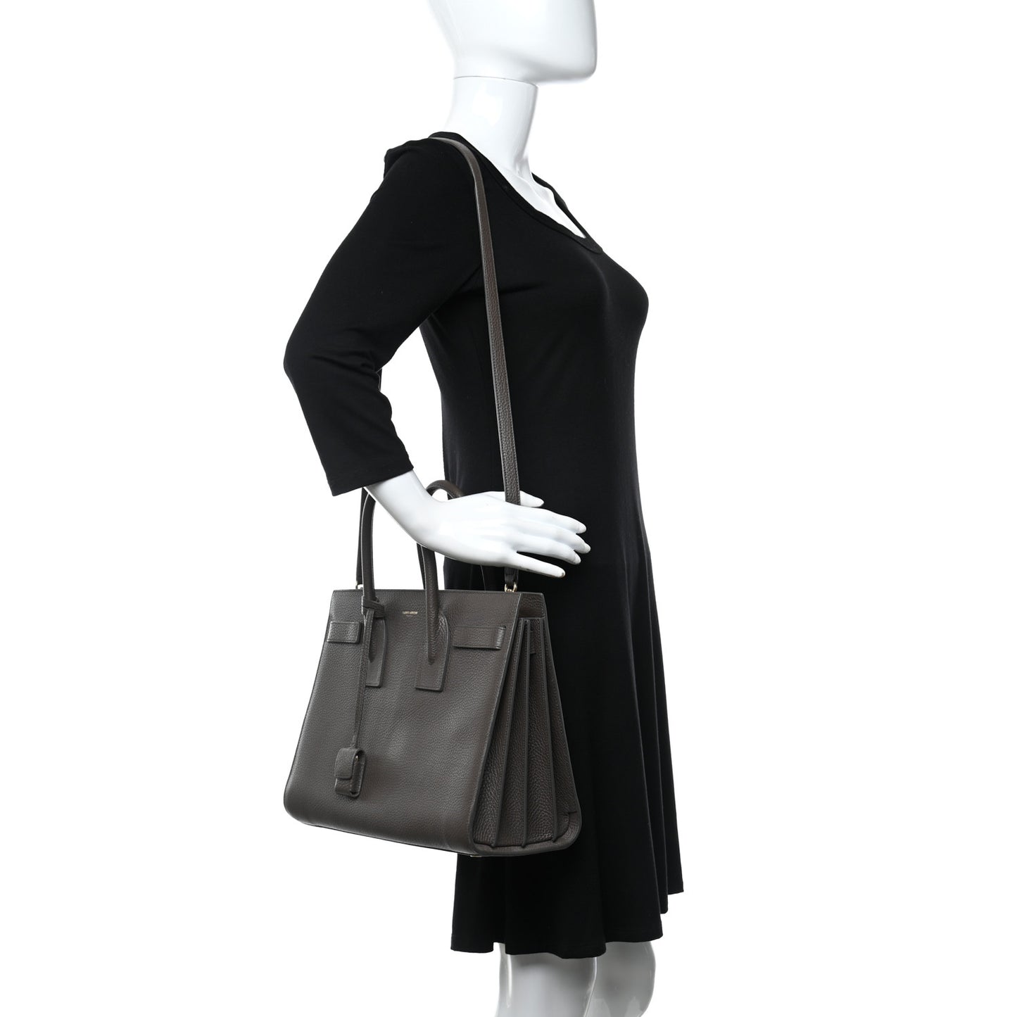 Calfskin Small Sac De Jour Dark Anthracite