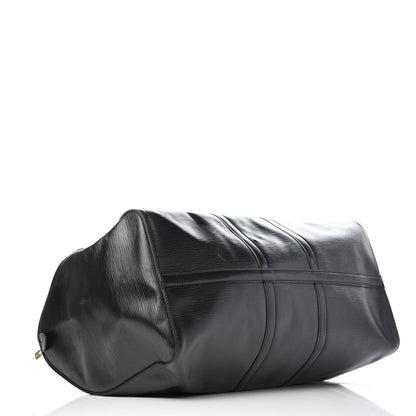 Louis Vuitton Epi Keepall 55 Black 4 of 10