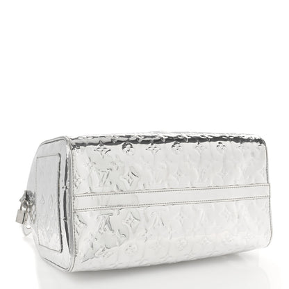 Louis Vuitton Monogram Miroir Speedy 30 Silver 4 of 11