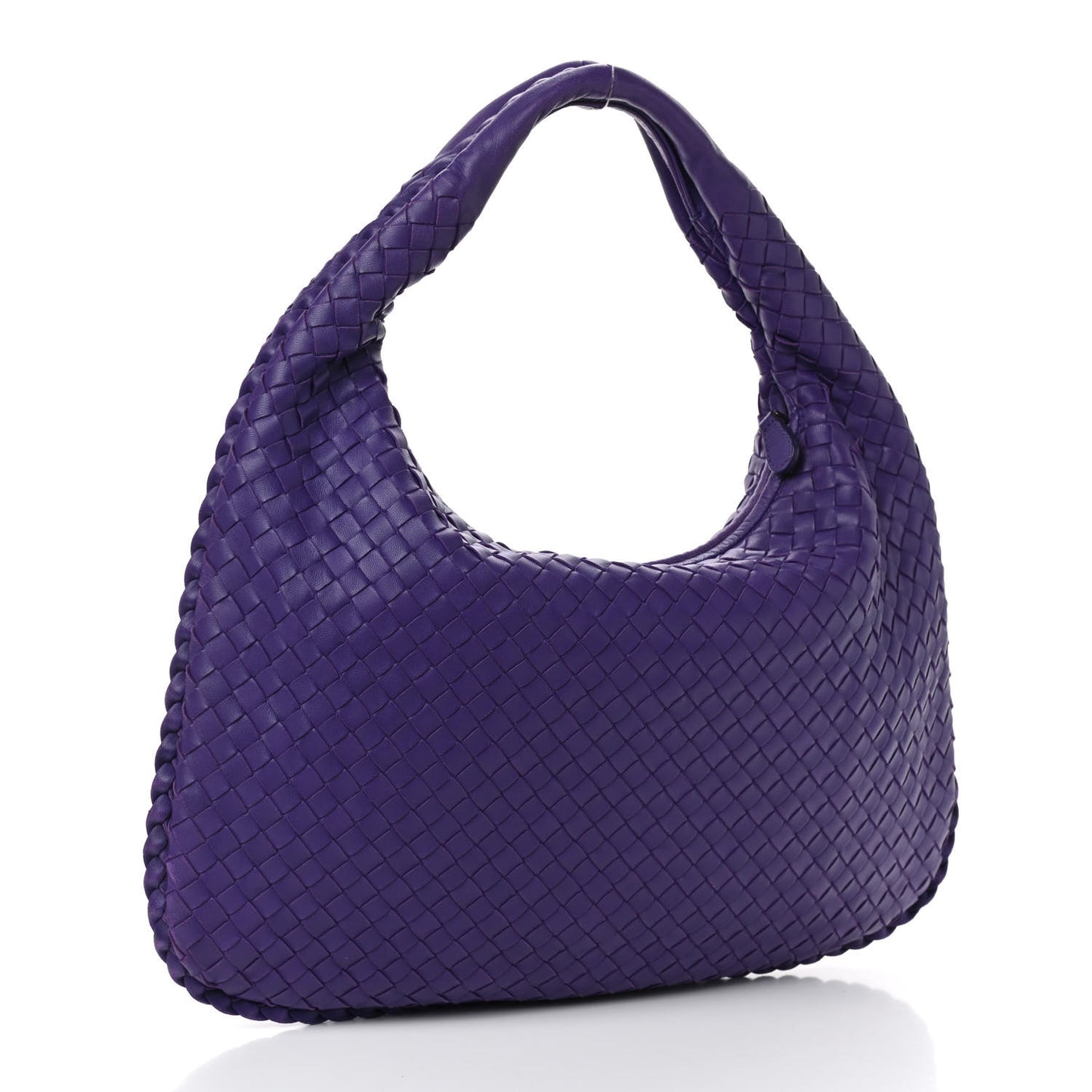 Nappa Intrecciato Small Veneta Hobo Anemone