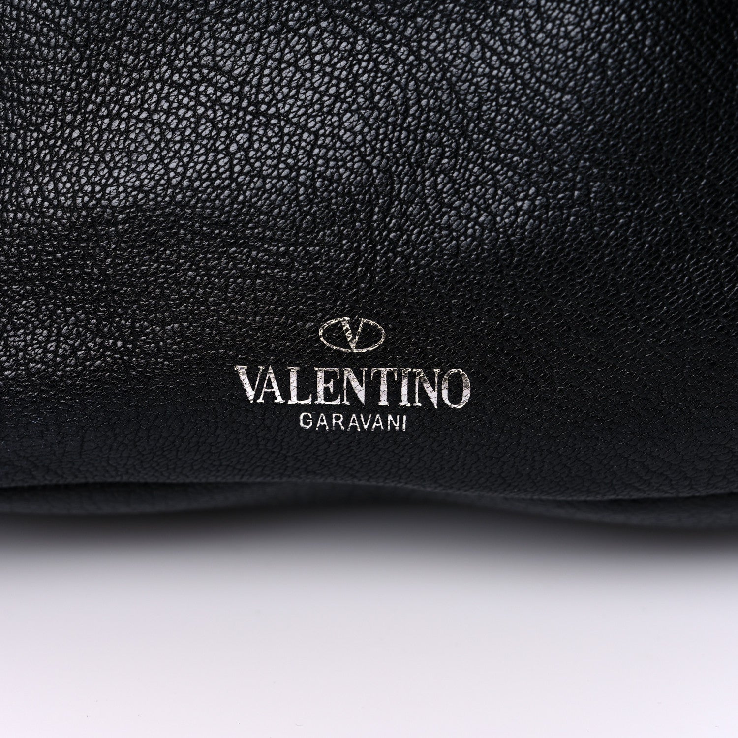 Valentino Garavani Pebbled Calfskin Beaded Rockstud Belt Bag Black 11 of 12