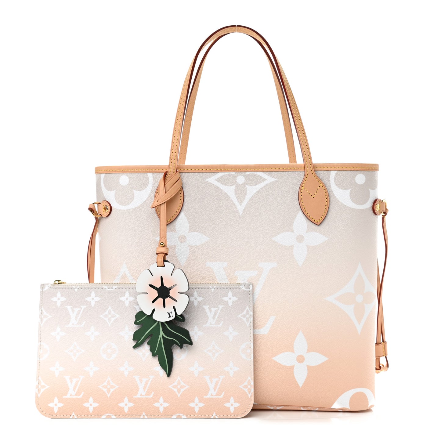 Monogram Giant By The Pool Neverfull MM Brume