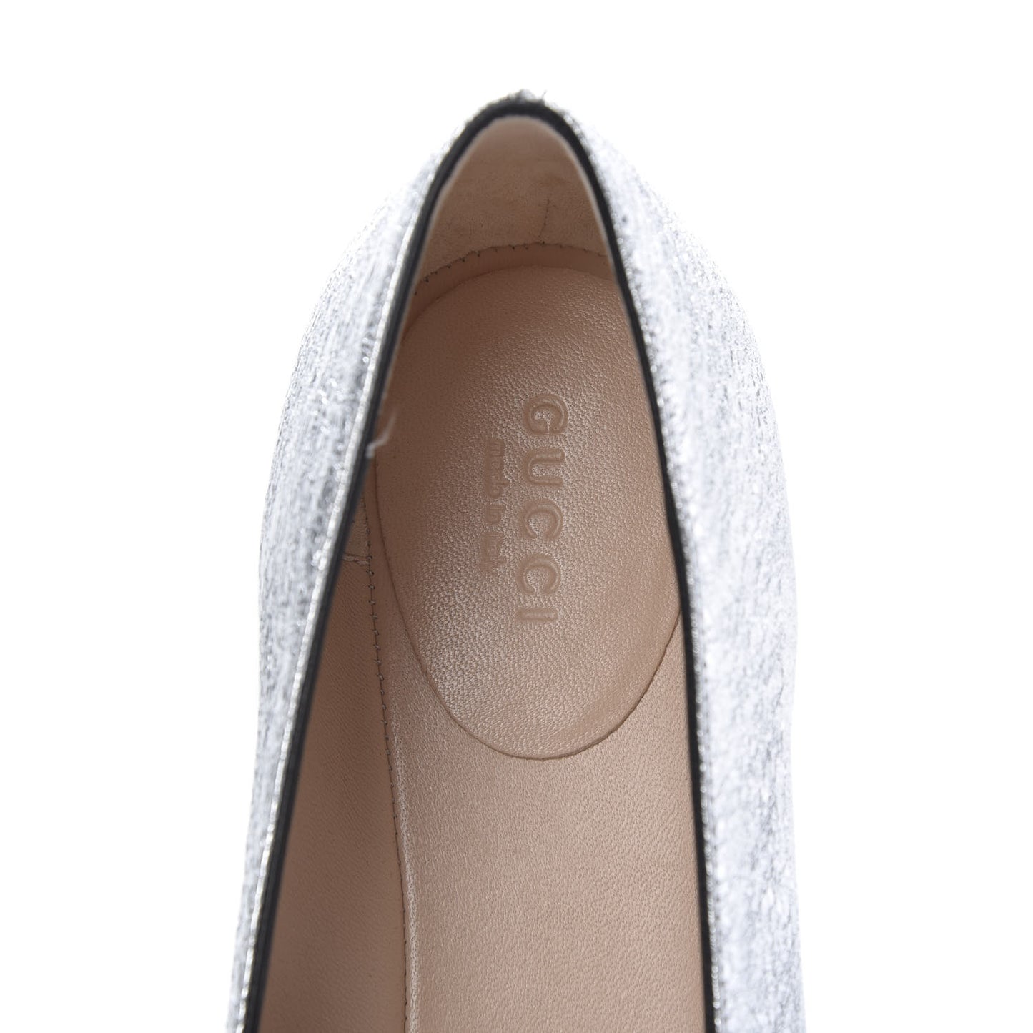 Galassia GG Marmont Fringe Flats 39 Argento