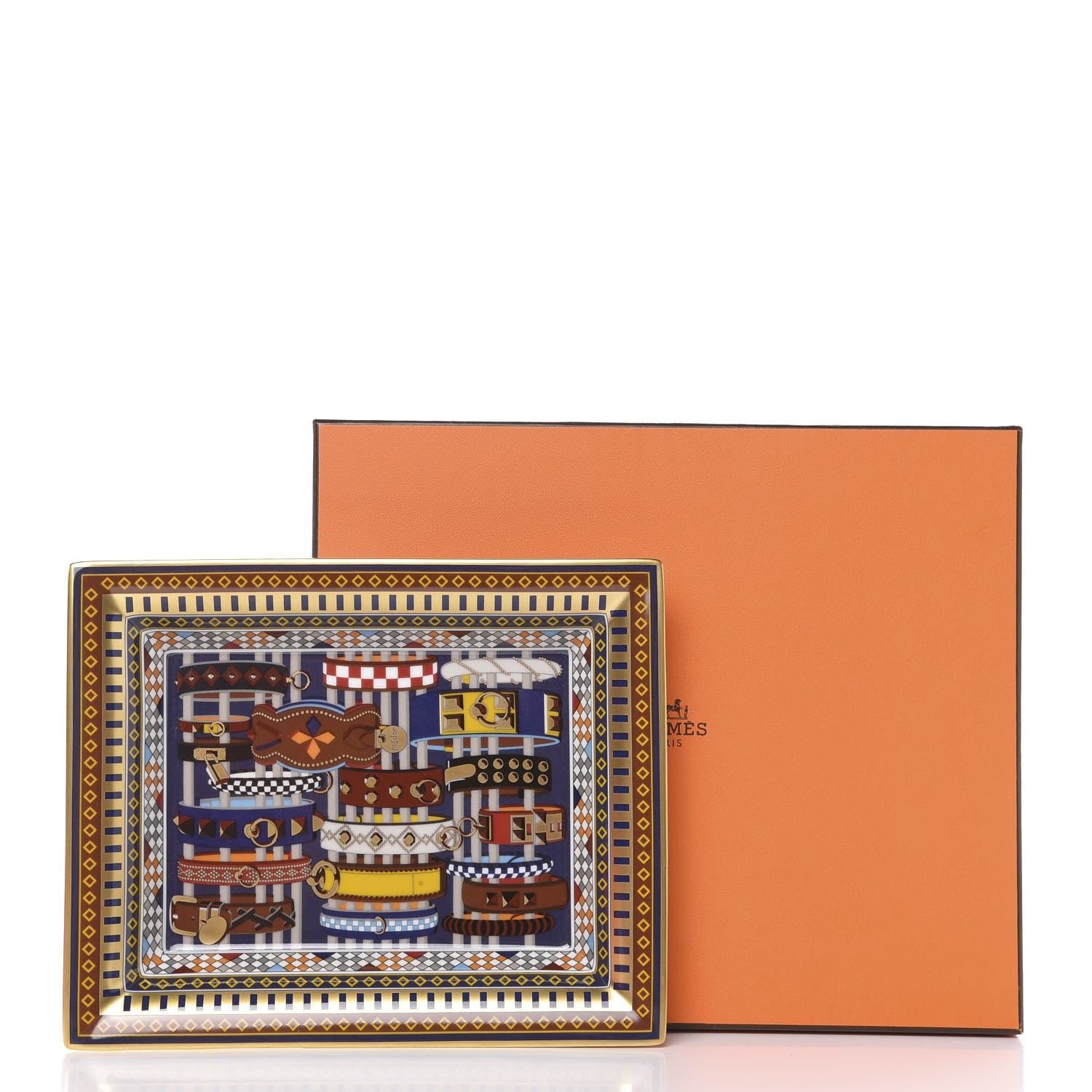 Hermes Porcelain Collier De Chien Change Tray 5 of 5