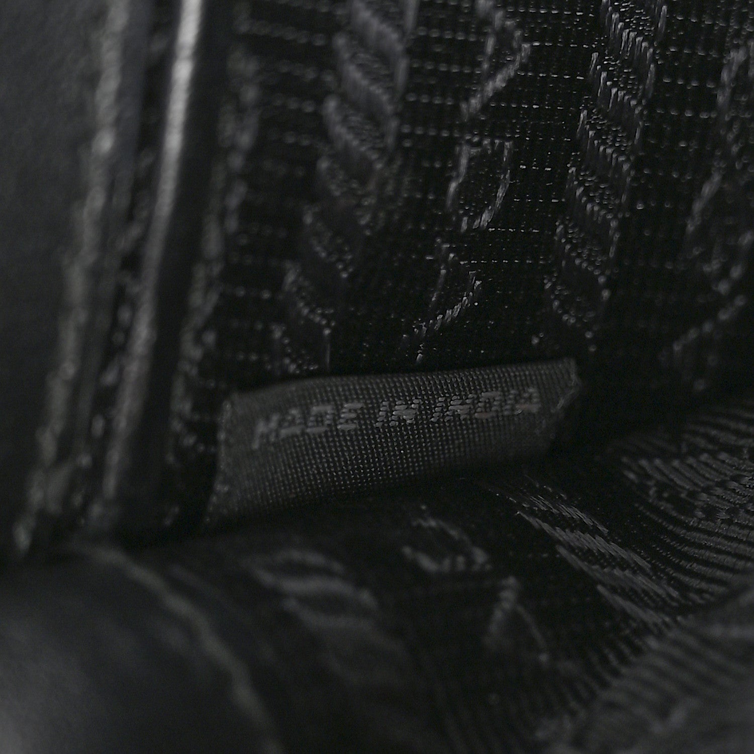 Prada Saffiano Chain Shoulder Bag Black 7 of 15