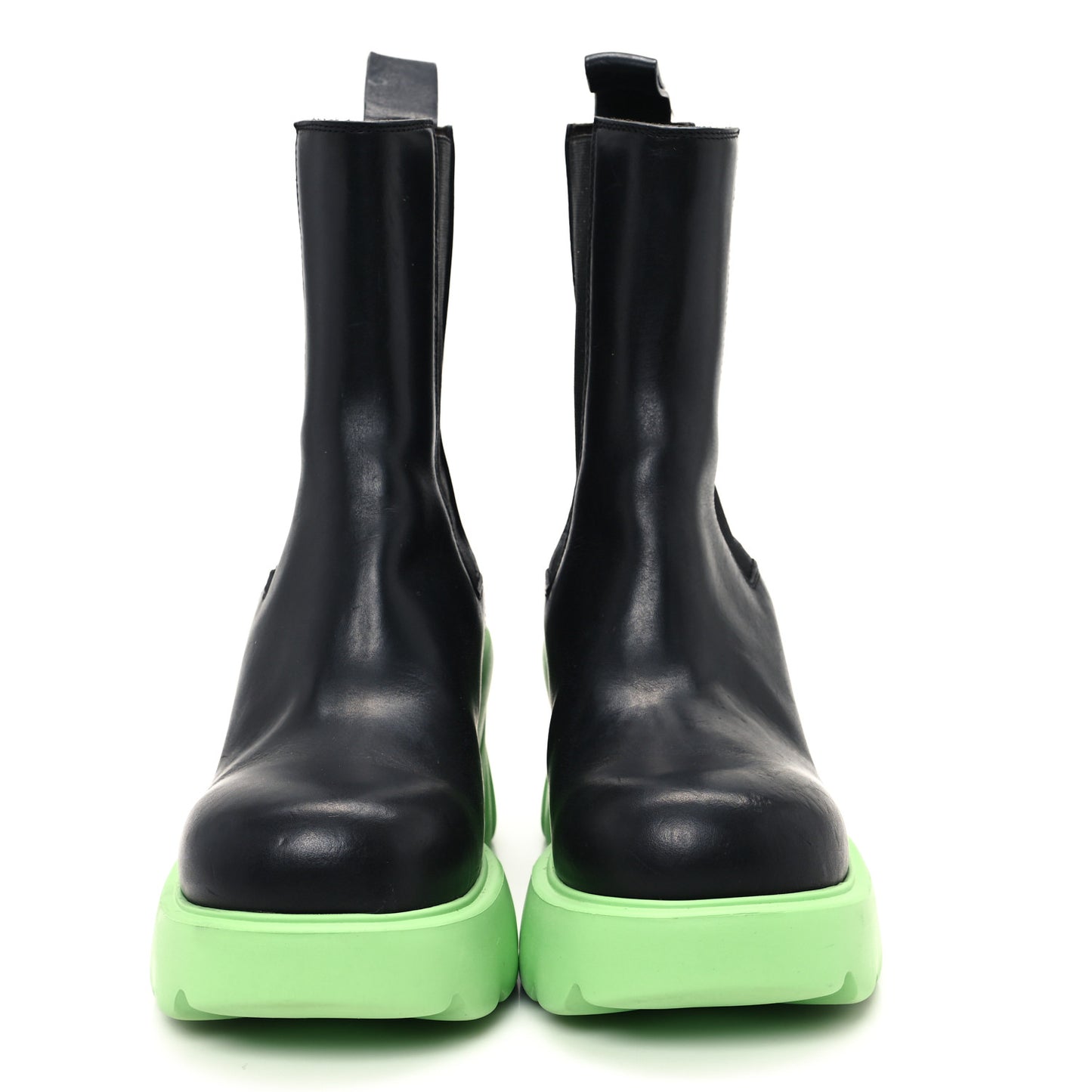 Calfskin The Flash Chelsea Boots 37 Pistachio