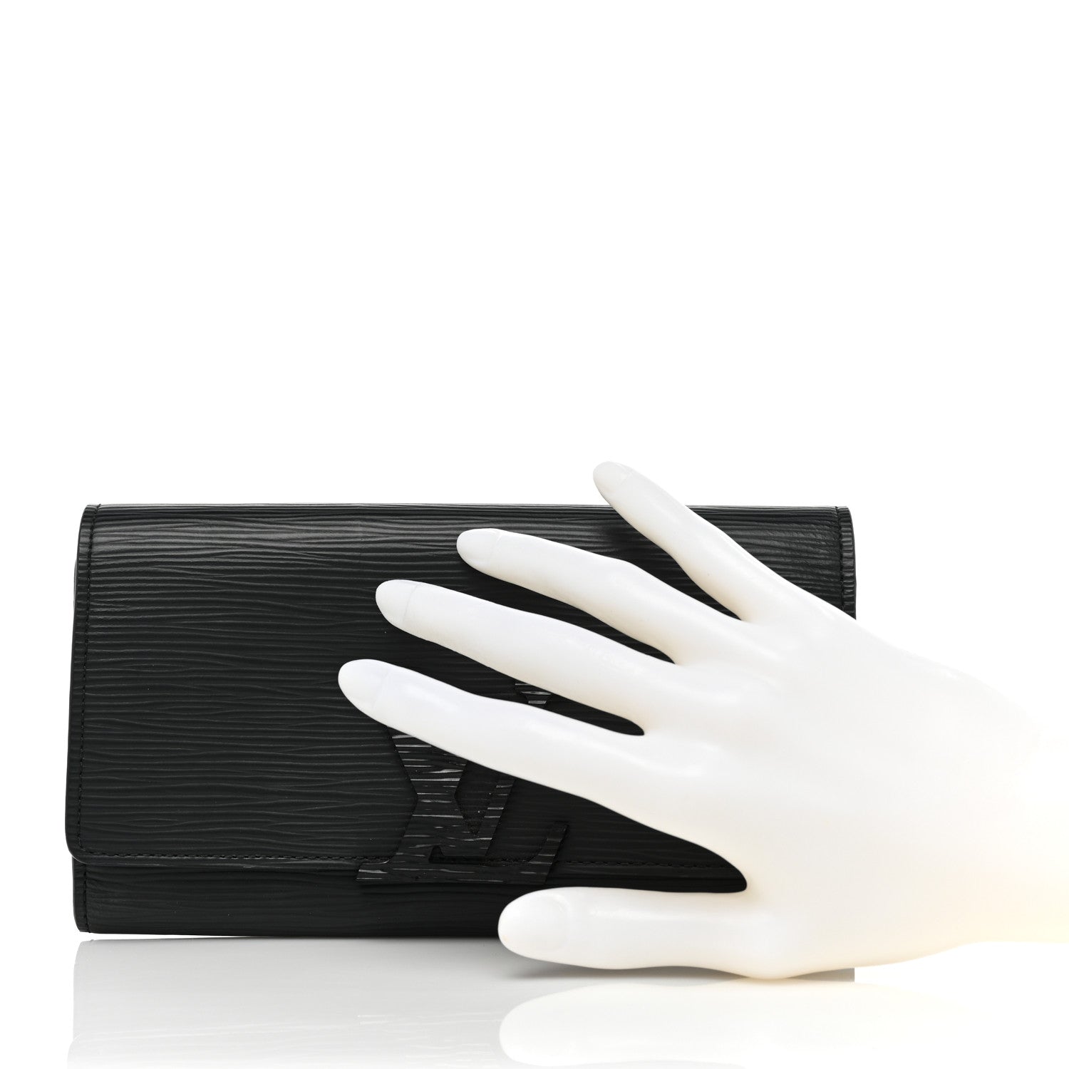Louis Vuitton Epi Louise Wallet Black 2 of 13