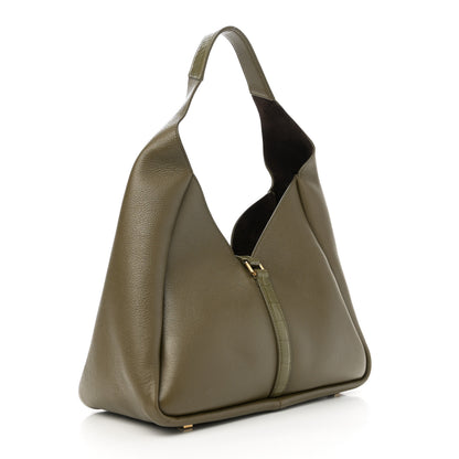 Givenchy Calfskin Crocodile Embossed Medium G-Lock Hobo Dark Khaki 3 of 10