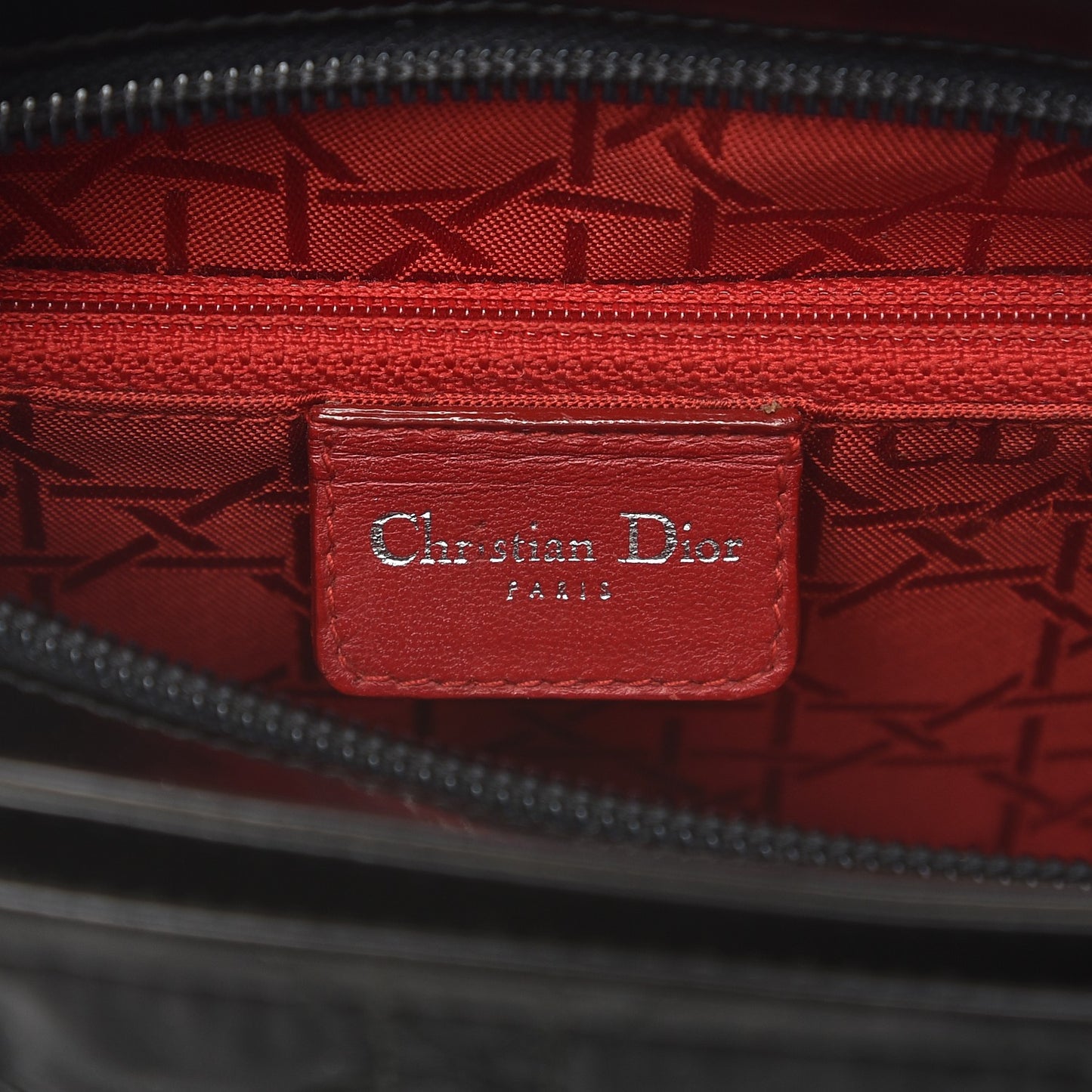 Nylon Cannage Dior Tote Black