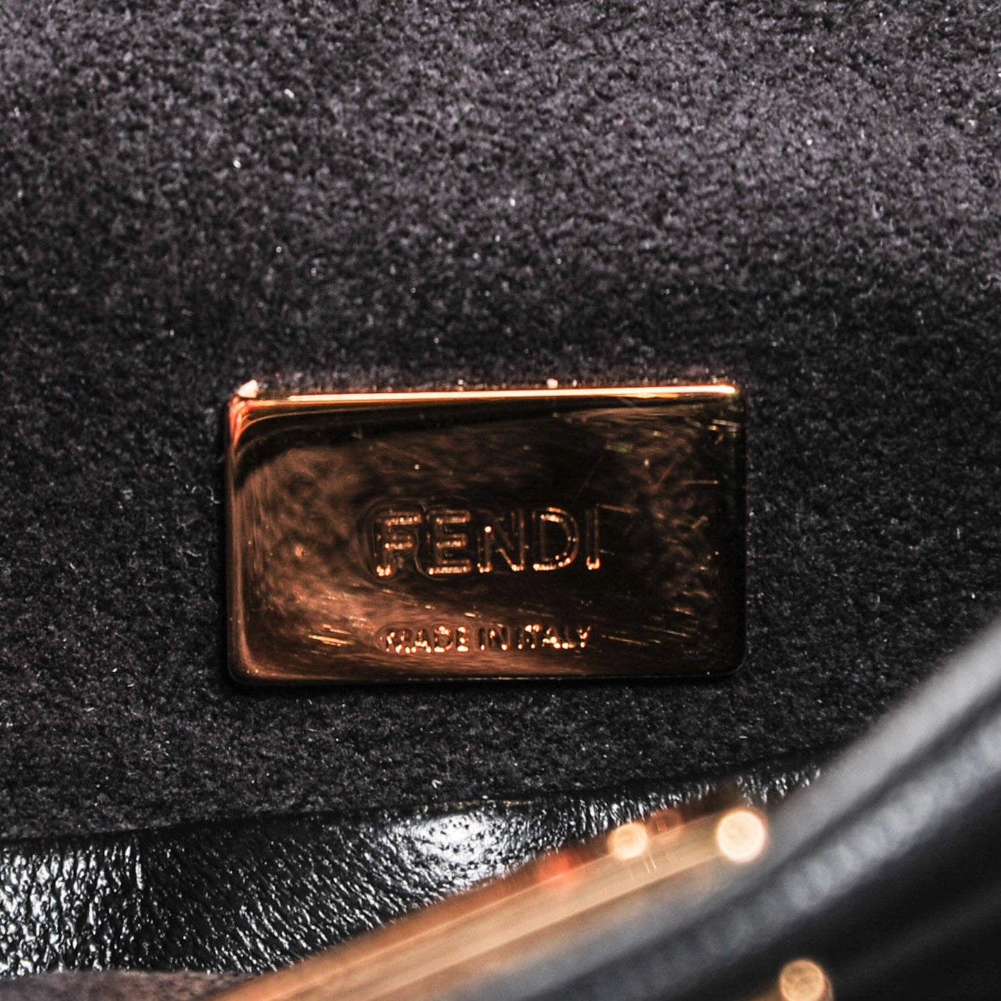Nappa Micro Peekaboo Iconic Satchel Black