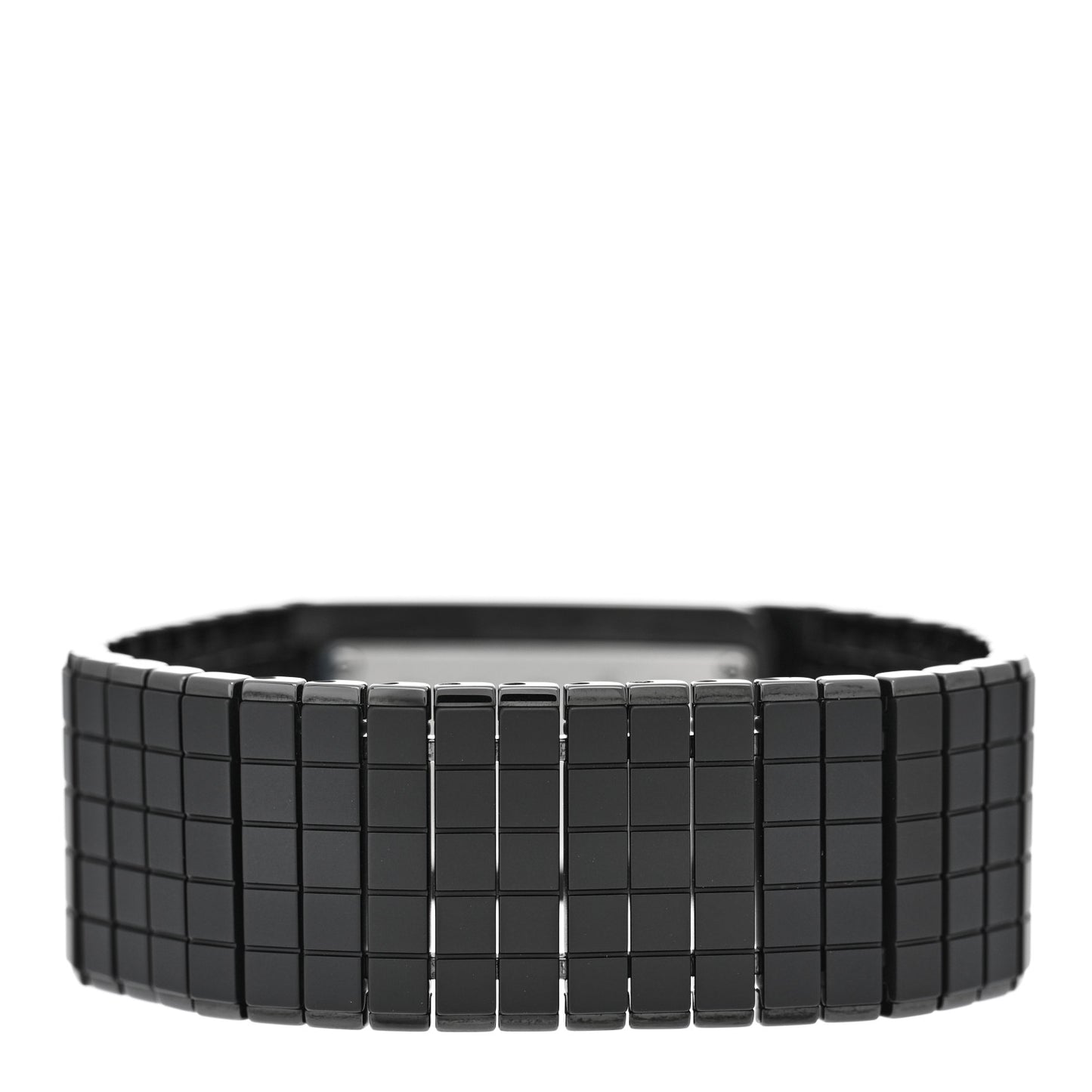 Black Stainless Steel Diamond 21mm Code Coco Limited Edition Quartz Watch Black